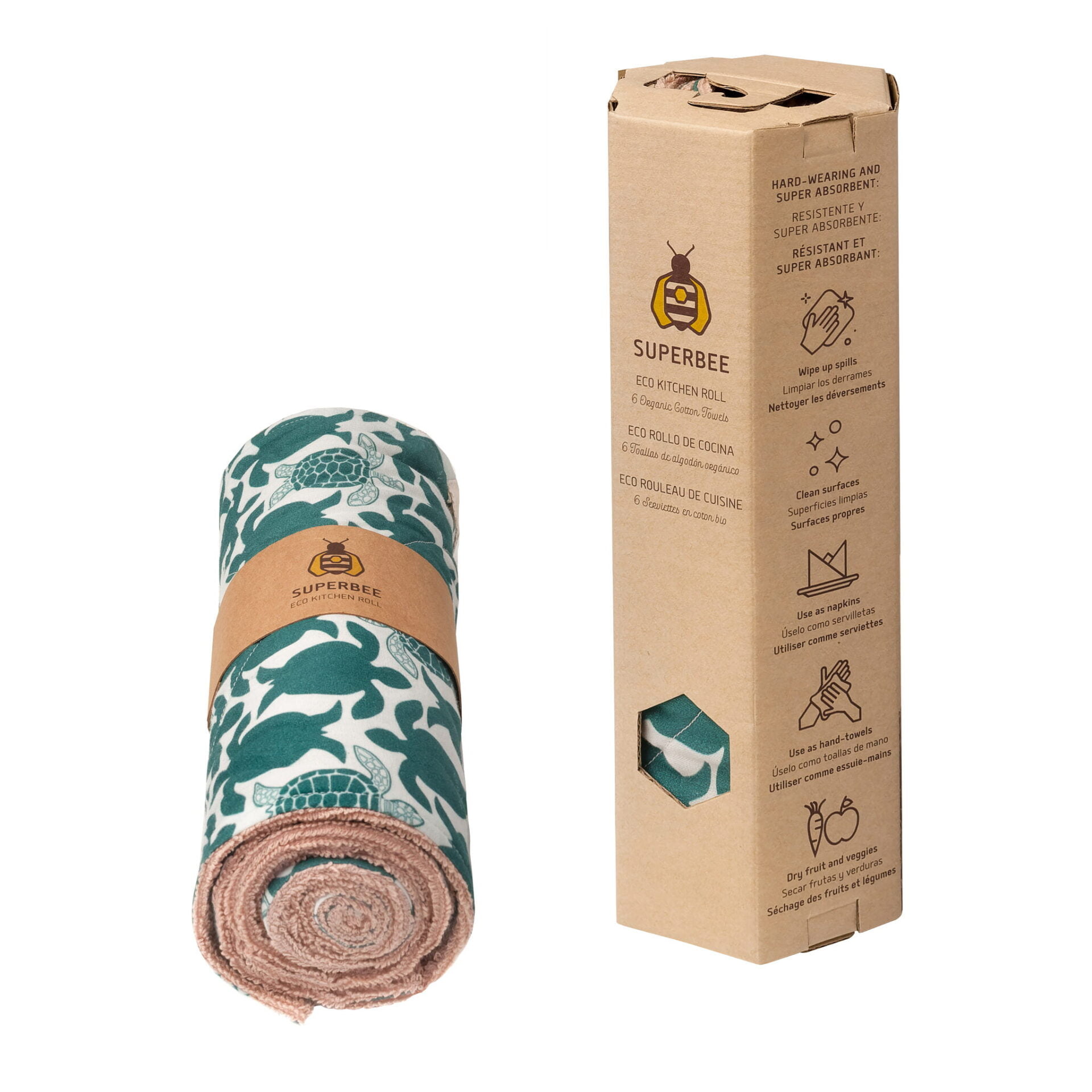 50 pieces/rolls disposable reusable kitchen rolls kitchen cloth rolls