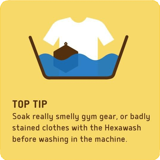 How to use Hexawash Step 4