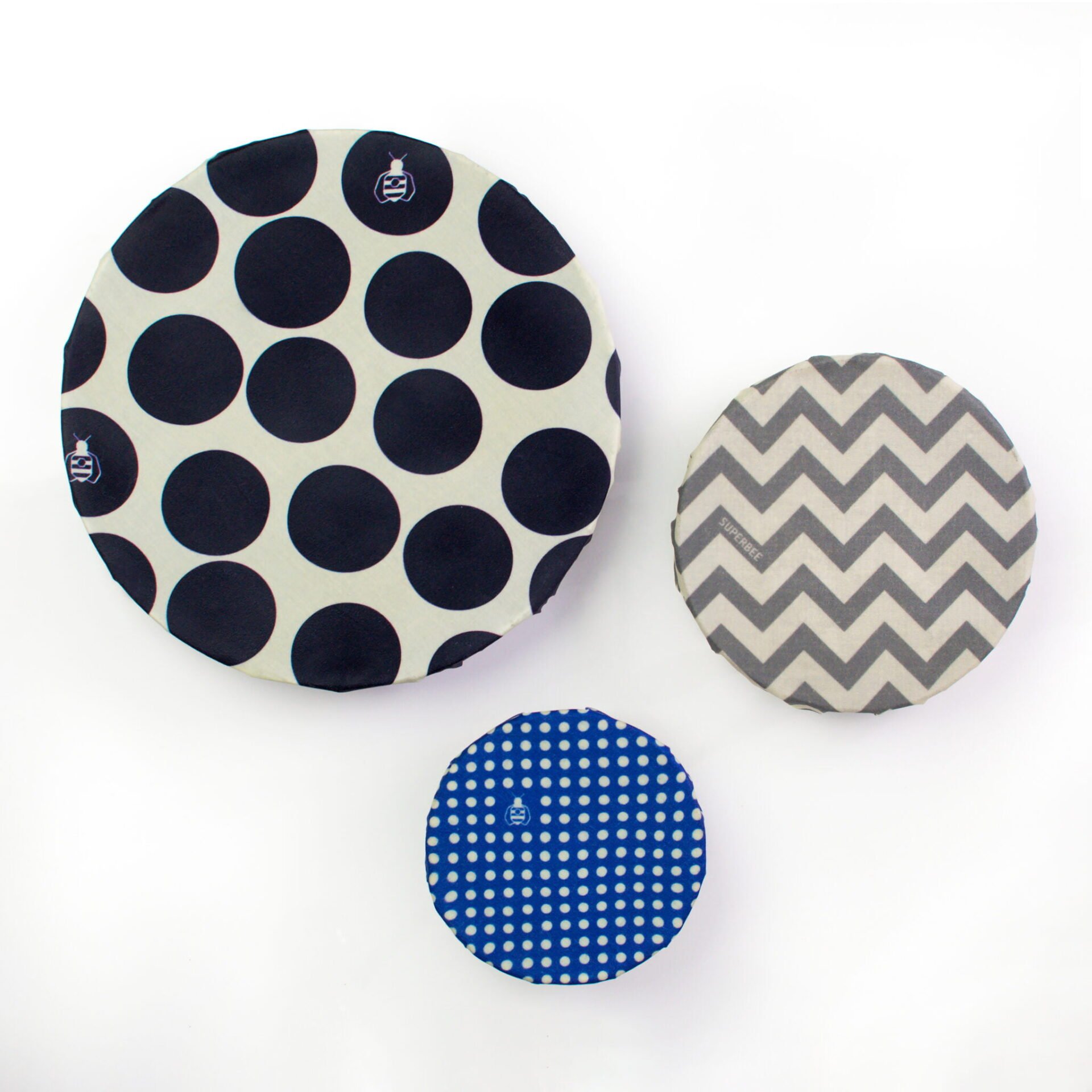 Hipster Beeswax Wraps on Bowls