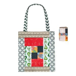 Reusable Patchwork Tote Bag