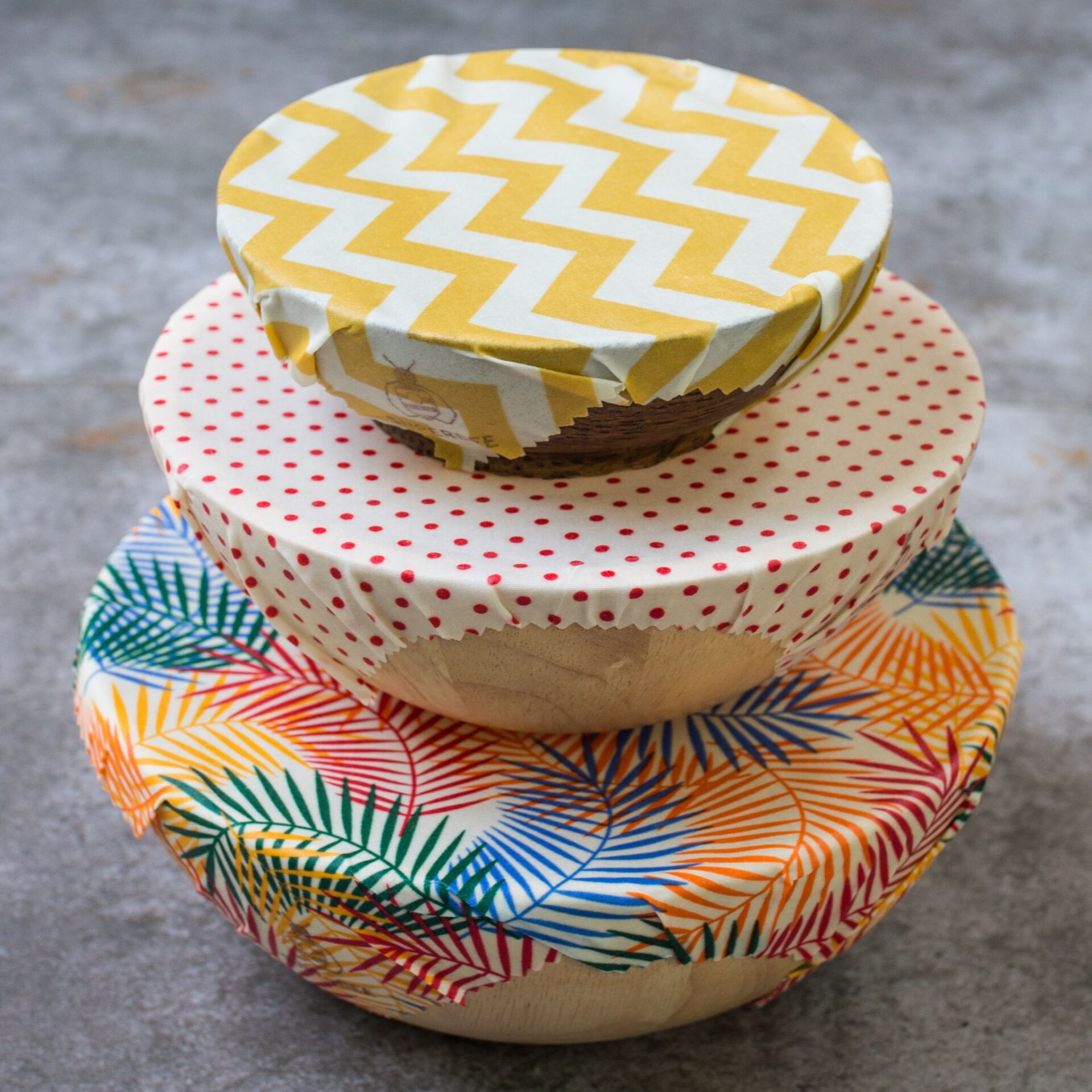 Beeswax Wraps Set of 5 sizes - limited edition