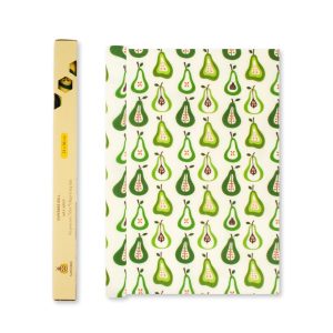 Beeswax Wrap Roll Pears white background